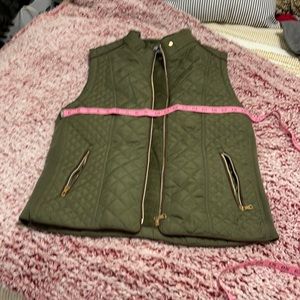 Xl green and brown vest